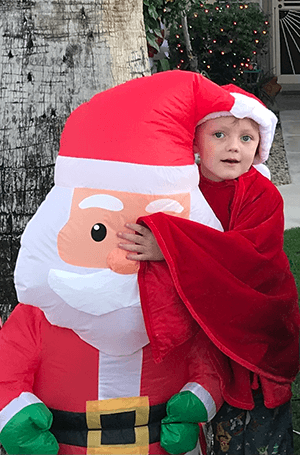 Inflatable Santa Hug